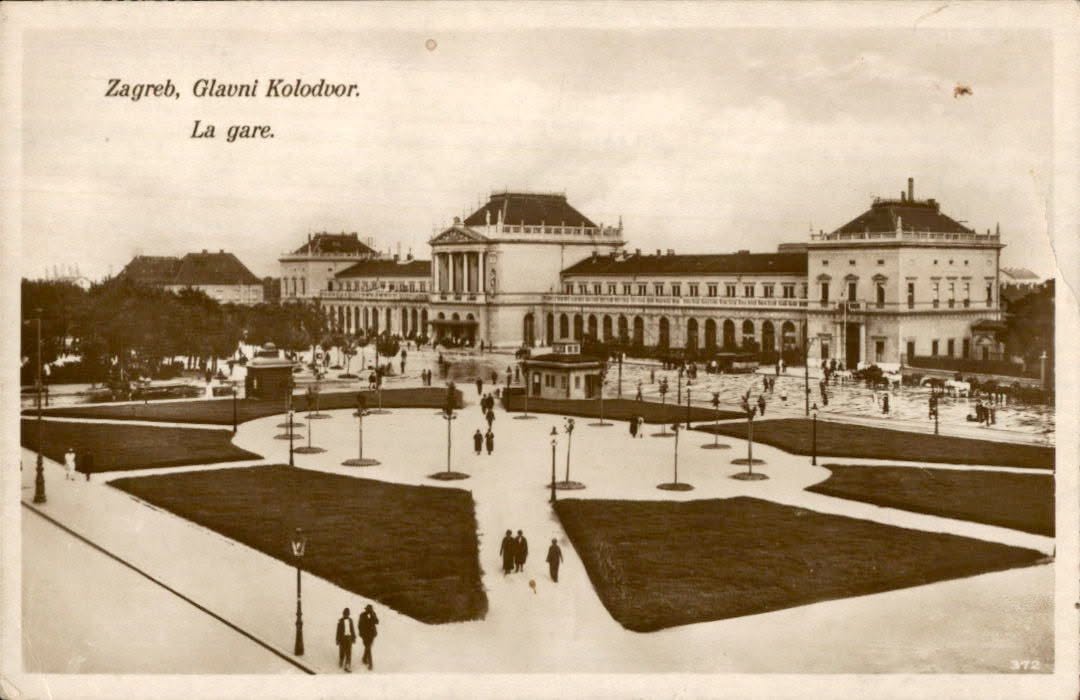 Glavni kolodvor 1928. godine